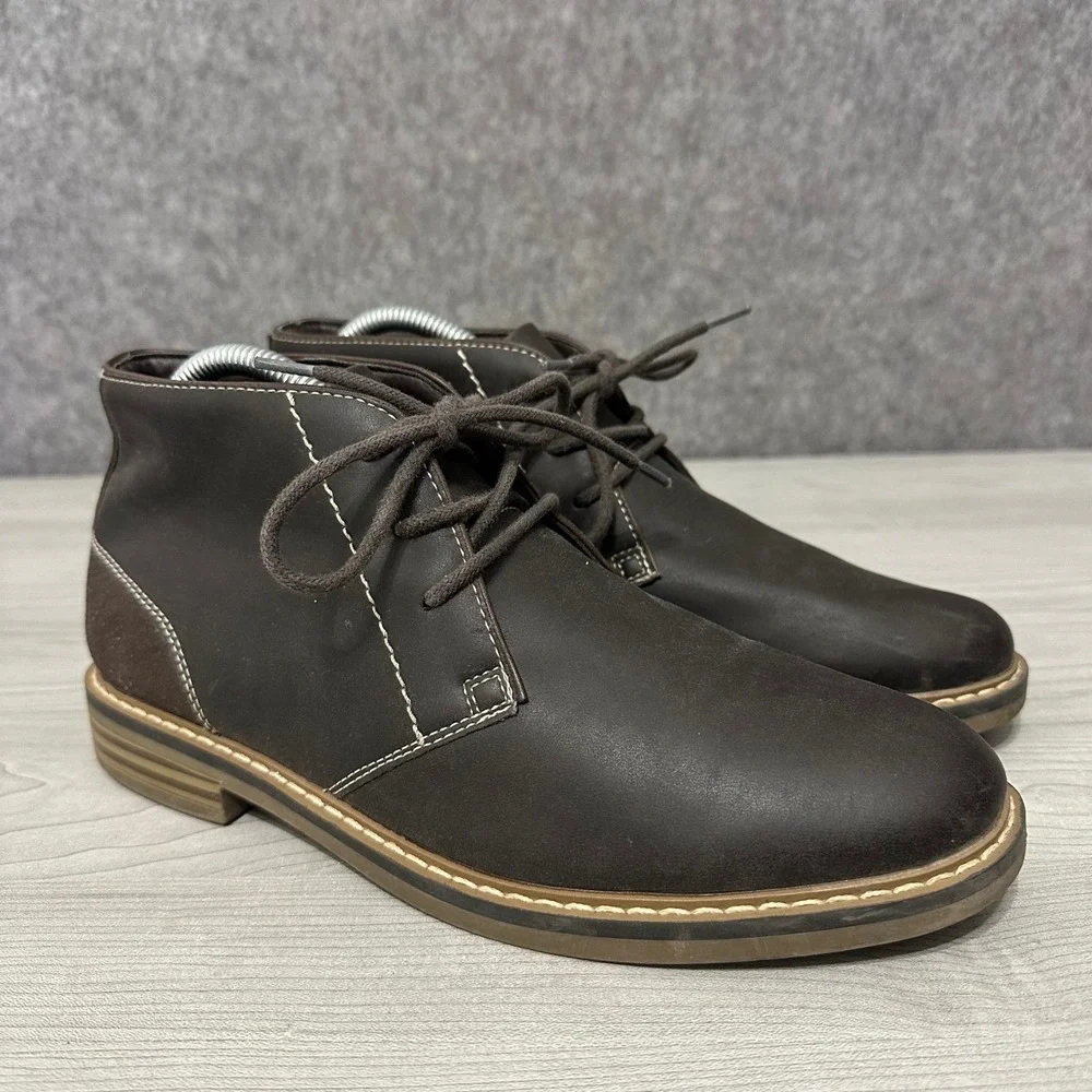 Arizona Jean Company Dutton Chukka Boots Brown Mens Size 8 Lace Up Classic